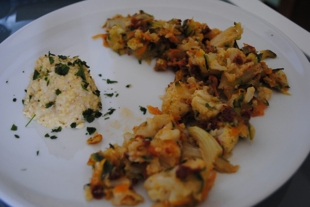 Miglio con verdure