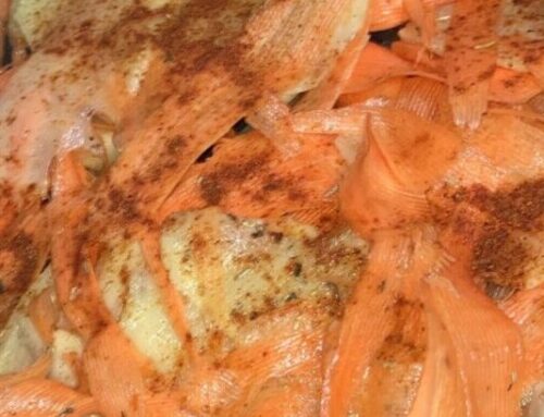 Chips di carote e topinambur alla paprika